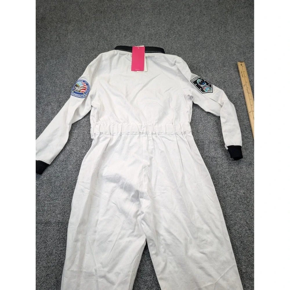 Relibeauty Astronaut Coverall‎ Kids Size 11-12 White NASA Space Pilot Costume